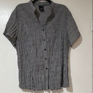 East 5th Monochrome Plaid Button Down Shirt